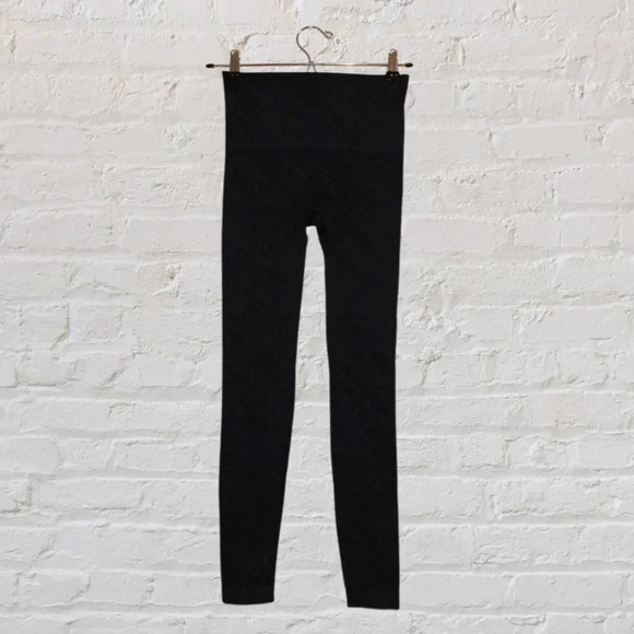 Spanx Snake Print Leggings - Black/Navy - Picture 3 of 4
